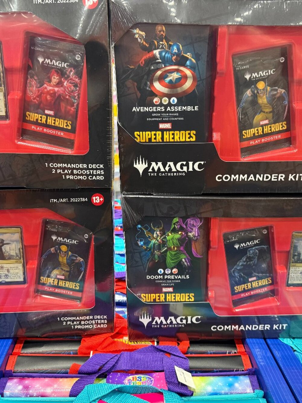 New Magic: The Gathering - Marvel Super Heroes Commander Kit 4-pack bundle